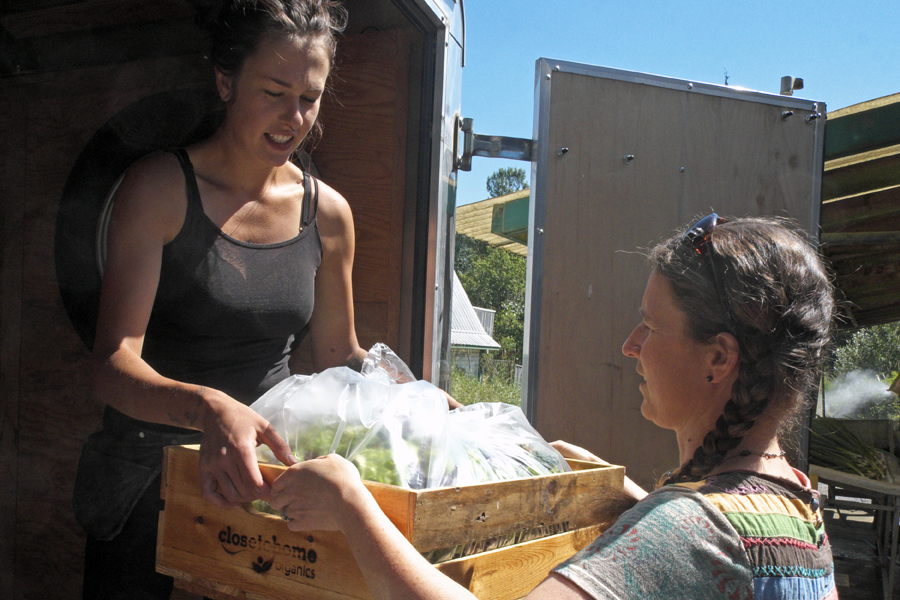 Coop members at Glen Valley Organic Farm